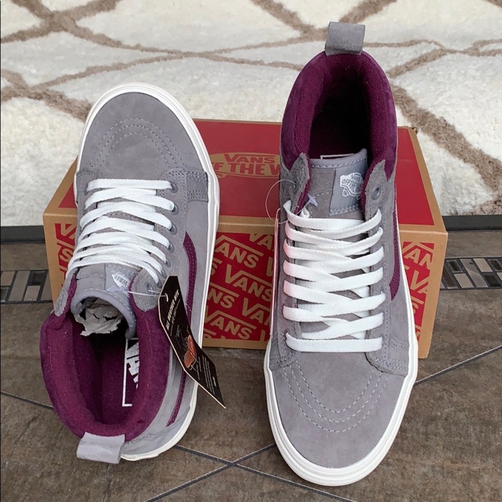 VANS SK-8-HI MTE FROST GRAY/PRUNE WMNS - Picture 7 of 16